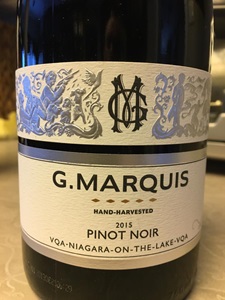 G. Marquis Hand Harvested Pinot Noir 2015